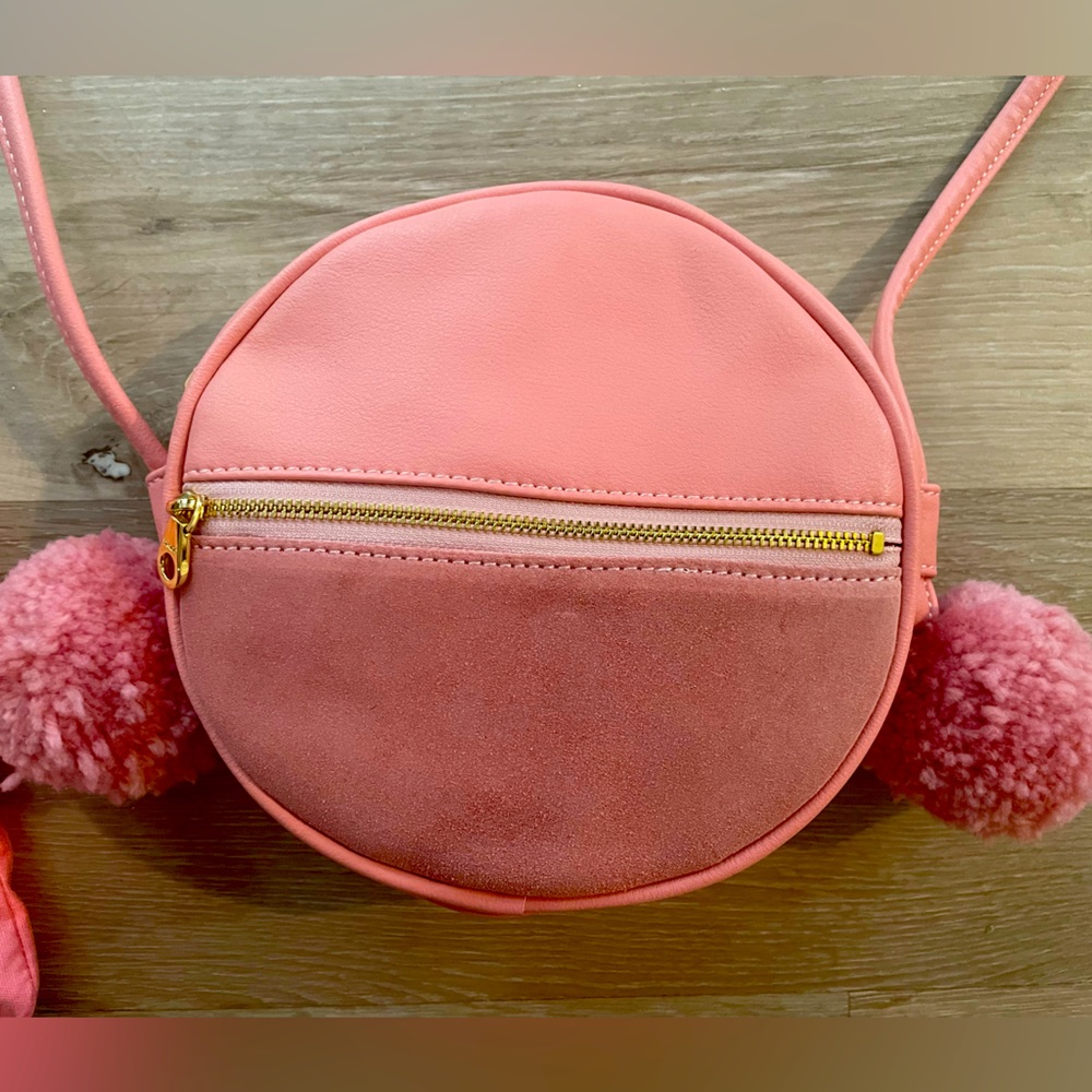 Bando/Ban.Do "Sidekick" Pink Crossbody Pom Pom Bag - so cute and unique! NWT
